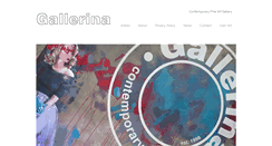 Desktop Screenshot of gallerina.co.uk